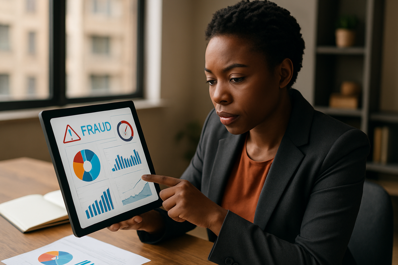 get a holistic view of your fraud risk no text Must be African